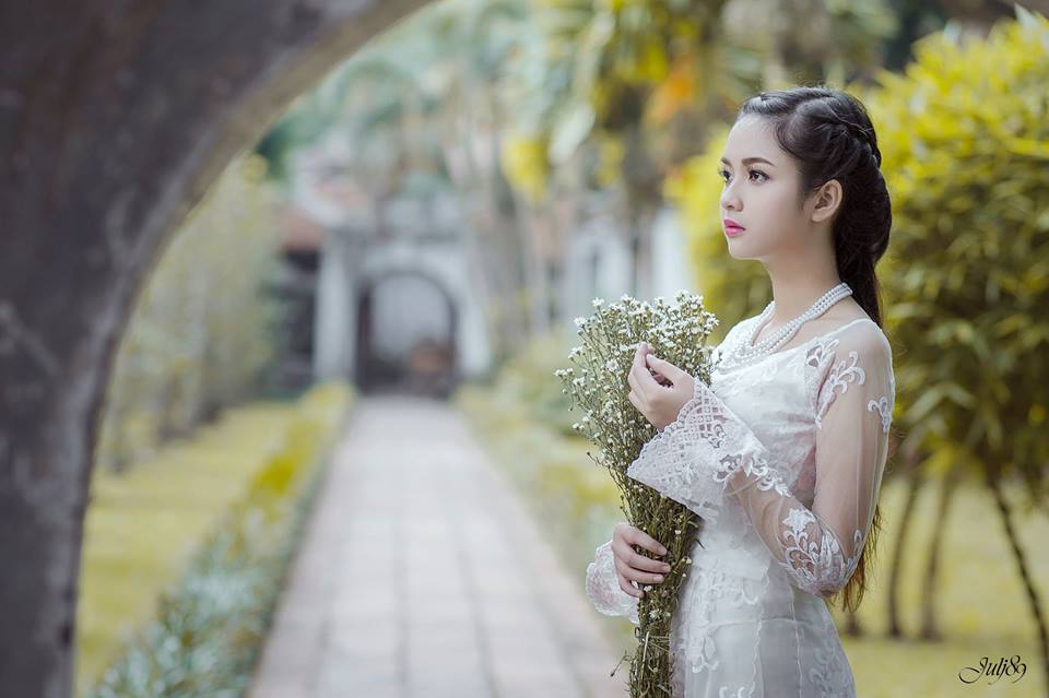 Ngất ngây vẻ đẹp “nghiêng nước nghiêng thành” nữ sinh xứ Tuyên