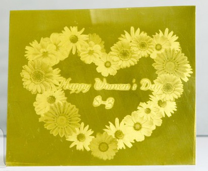 Quà tặng 8/3: Hoa hồng dát vàng lại 