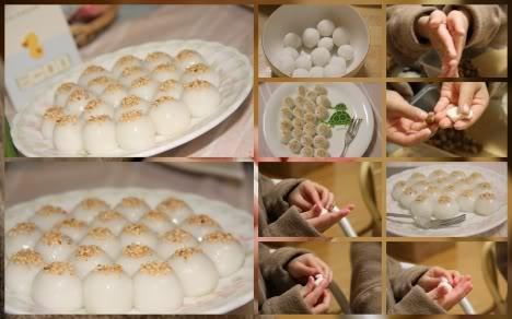 Tự tay làm bánh trôi, bánh chay cho Tết Hàn thực Tự tay làm bánh trôi, bánh chay cho Tết Hàn thực