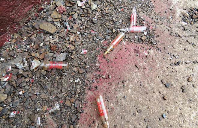 Tiêm chích ma túy dưới chân cầu quay Hải Phòng