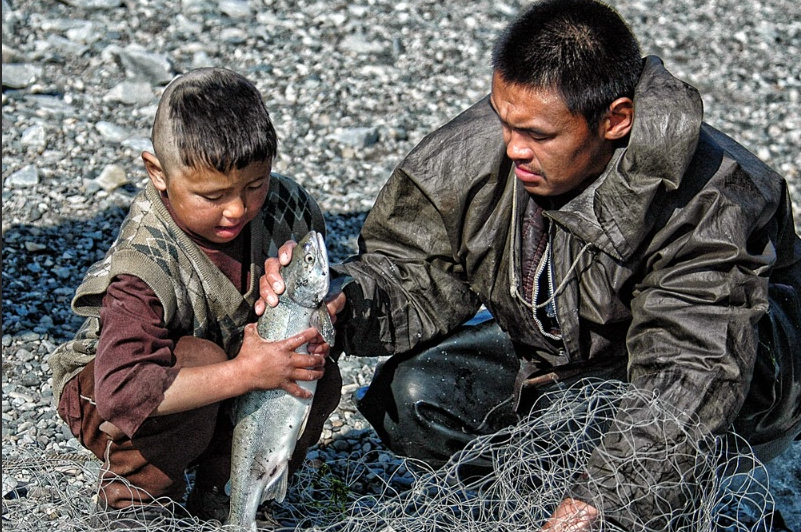 Chùm ảnh cảm động về tình phụ tử