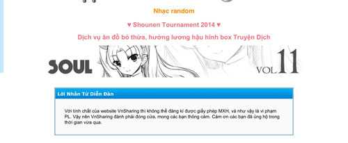 Diễn đàn VnSharing đóng cửa, diễn đàn vozforums chỉ bảo trì