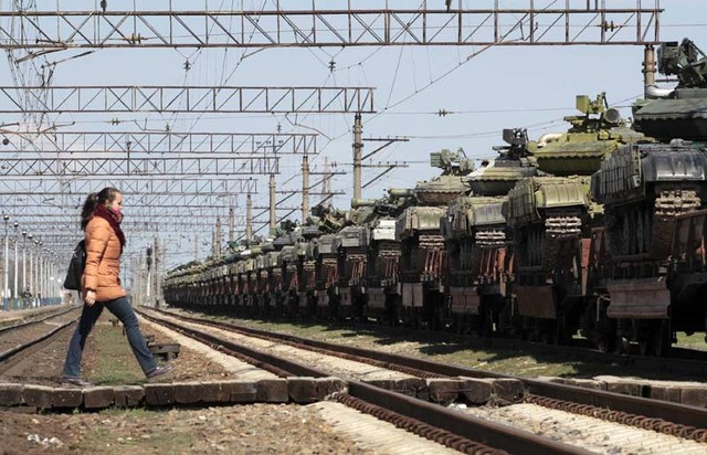 Cận cảnh vũ khí hạng nặng Nga vừa đến Crimea