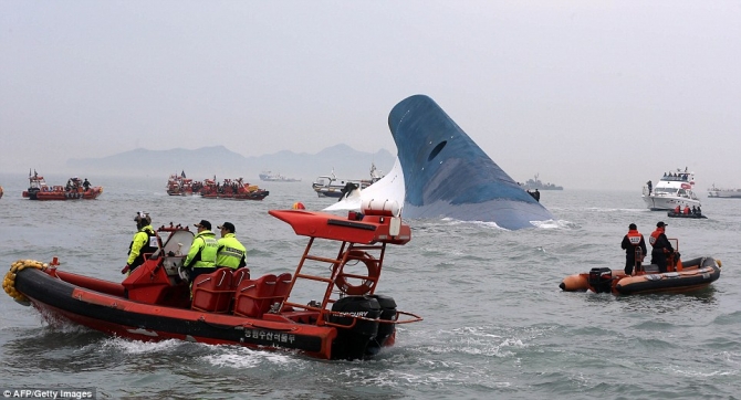 Tiết lộ băng ghi âm trước lúc chìm phà Sewol