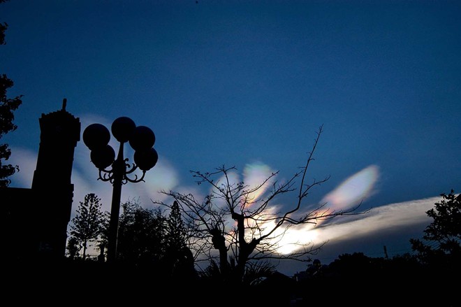 Đám mây lạ trên bầu trời Khánh Hòa Đám mây lạ trên bầu trời Khánh Hòa