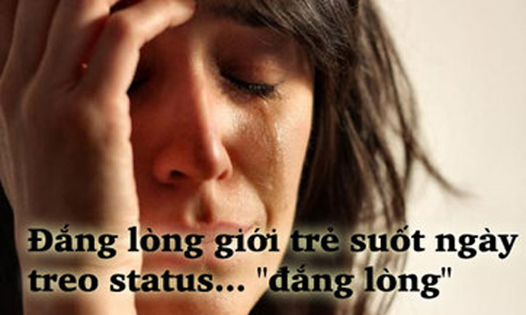 Trào lưu “đắng lòng” gây “bão” Facebook