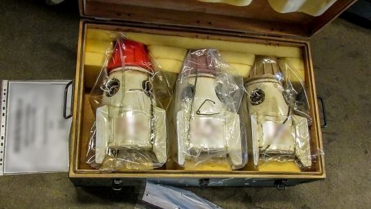 Phần Lan công bố hình ảnh lô vũ khí bị tạm giữ của Việt Nam