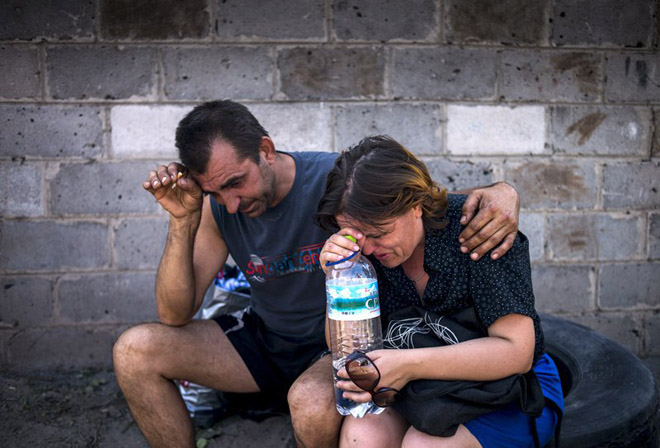 Miền đông Ukraina tan hoang sau các cuộc giao tranh