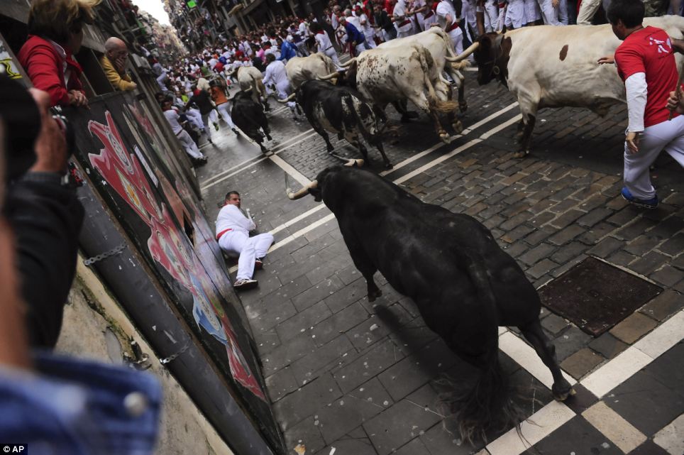 Bò tót hung hãn tấn công, 4 người nhập viện tại Tây Ban Nha