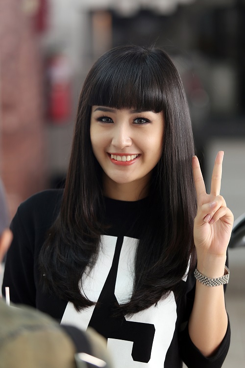 Mai Phương Thúy lạ lẫm với tóc Cleopatra-4