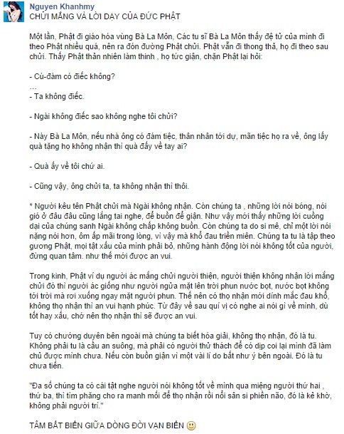 Khánh My: Tâm bất biến giữa dòng đời vạn biến