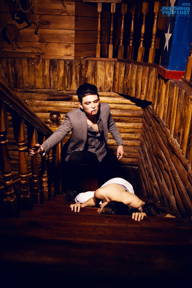 Lê Thu An, Hải Thông thực hiện bộ ảnh ma mị dịp Halloween