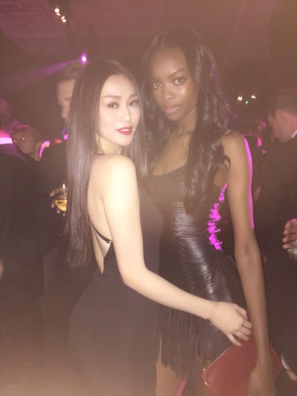 Ngọc Trinh, Khánh My cùng ngồi ghế Vip Victoria's Secret show