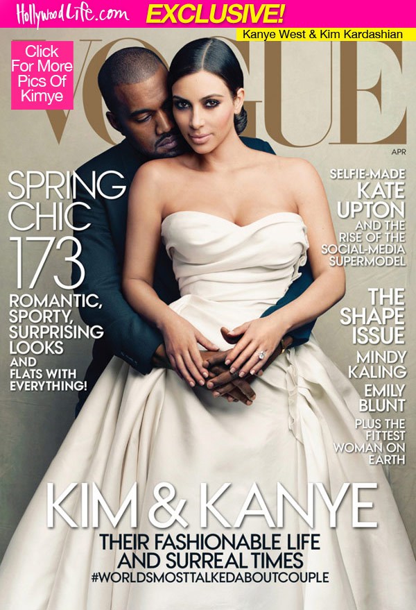 Kim Kardashian lần đầu xuất hiện trên tạp chí Vogue