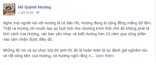 Hồ Quỳnh Hương bị lên án gay gắt vì chống nạnh với khán giả Hồ Quỳnh Hương bị lên án gay gắt vì chống nạnh với khán giả