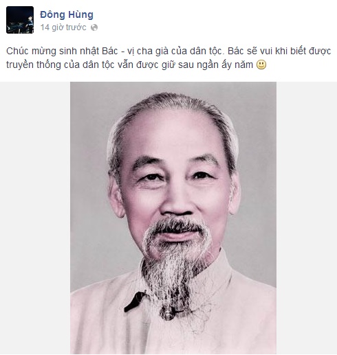 Khắc Việt, Tuấn Hưng rưng rưng nhớ Bác trong ngày sinh nhật Người Khắc Việt, Tuấn Hưng rưng rưng nhớ Bác trong ngày sinh nhật Người