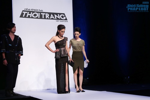 Xuân Lan diện trang phục quan đội làm đạo diễn catwalk 