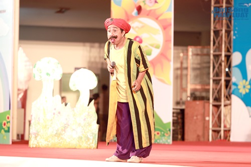 Nghệ sĩ Hồng Kỳ “đại náo” lễ khai mạc Aerobic nhí