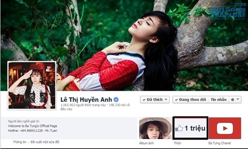 Top 10 fanpage triệu lượt like của sao Việt