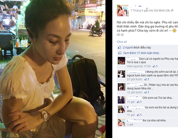 HH thế giới người Việt bị bạn trai đánh bầm dập?