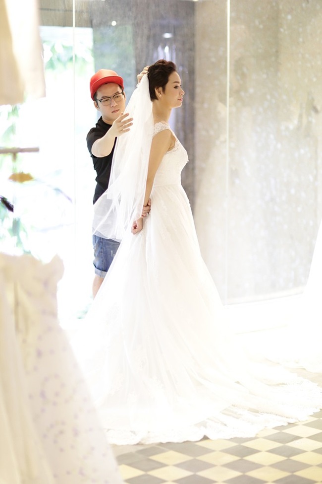 Trà My Idol sẽ diện váy cưới đính 3.000 viên pha lê