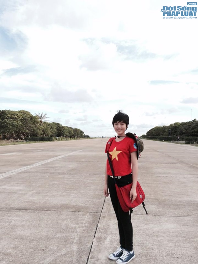 Cảm động lá thư của Hoa khôi sinh viên Việt Nam gửi từ Trường Sa