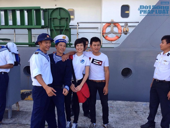 Cảm động lá thư của Hoa khôi sinh viên Việt Nam gửi từ Trường Sa