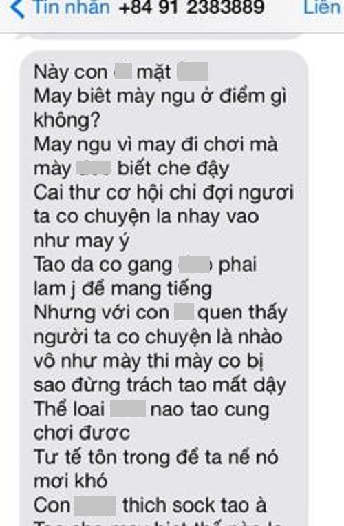 Bảo Thy tung tin nhắn Tâm Tít ăn nói thô tục mắng chửi anh Trai Bảo Thy tung tin nhắn Tâm Tít ăn nói thô tục mắng chửi anh Trai