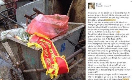 Hoa hậu xe rác, rác Hoa hậu!