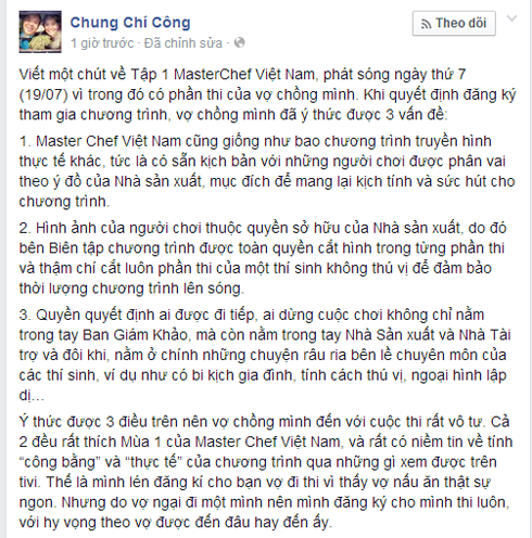 Thí sinh Master Chef hé lộ bí mật động trời phía hậu trường Thí sinh Master Chef hé lộ bí mật động trời phía hậu trường