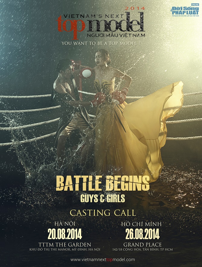 Vietnam's Next Top Model 2014 chính thức khởi động