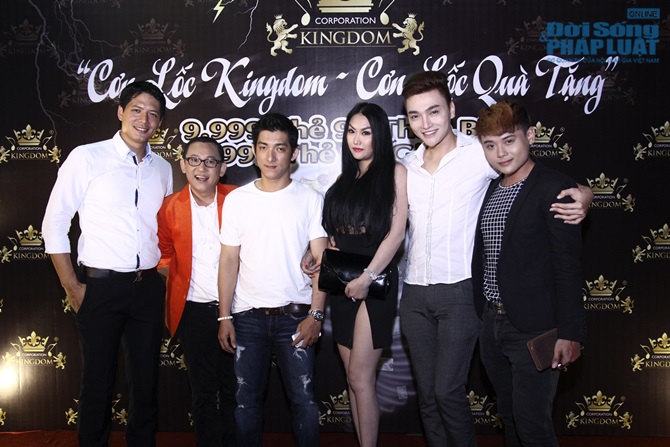 Người tình tháp tùng Phi Thanh Vân tới chúc mừng Bình Minh