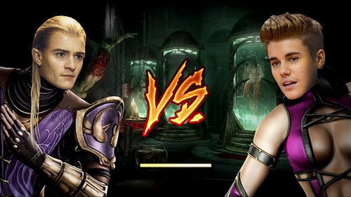 Loạt hình hài hước chế giễu Justin Bieber và Orlando Bloom