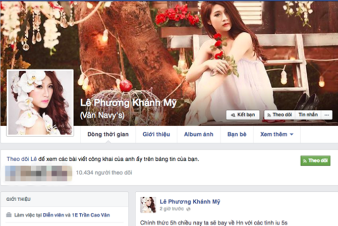 Sao Việt đồng loạt khai tên thật trên Facebook Sao Việt đồng loạt khai tên thật trên Facebook