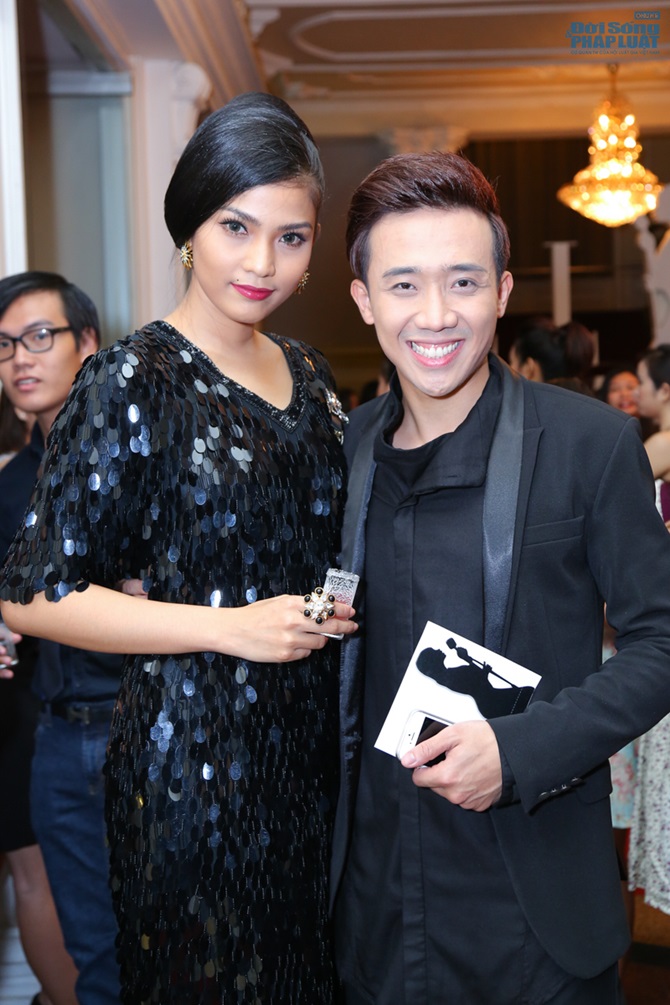 Trấn Thành, Trương Thị May thân mật trong sự kiện