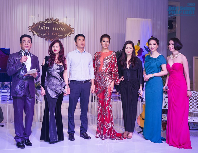 Giáng My lộng lẫy, kiêu sa trong đêm thơ nhạc gây quỹ vì biển đảo