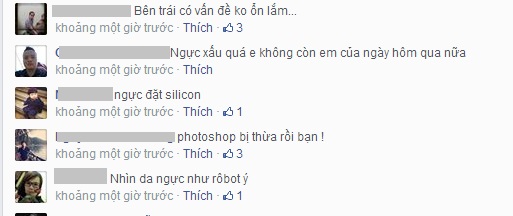 Ngọc Trinh diện áo hai dây lộ vòng 1 méo mó bất thường