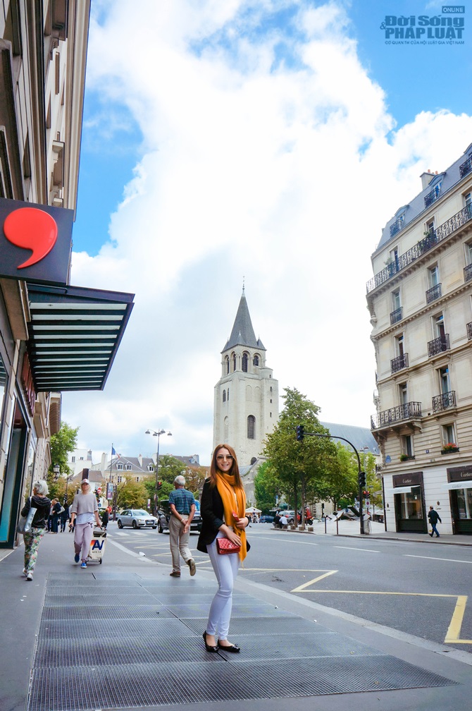 Hoa Hậu Á - Châu Hoa Kỳ Jennifer Chung khoe ảnh dạo chơi Paris