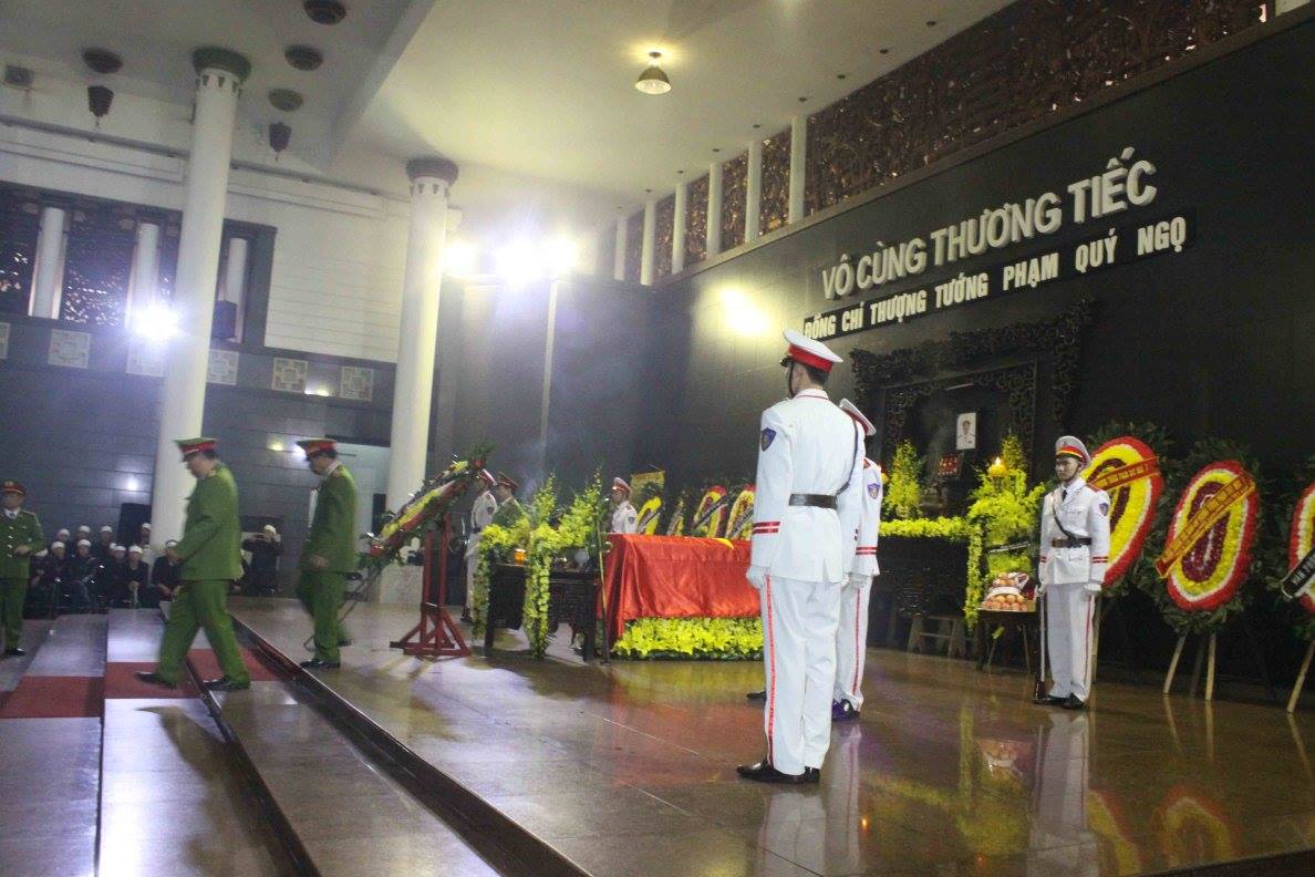 Lễ tang Thượng tướng Phạm Quý Ngọ tại Nhà Tang lễ Quốc gia