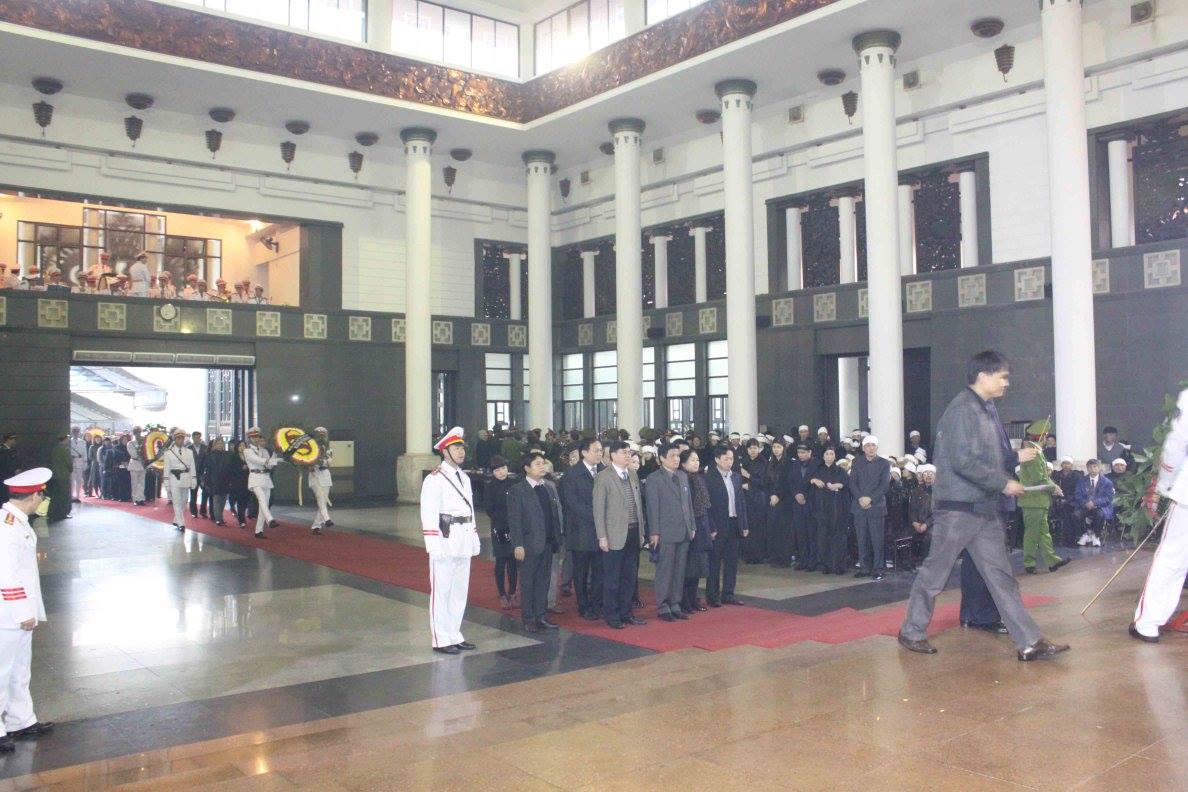 Lễ tang Thượng tướng Phạm Quý Ngọ tại Nhà Tang lễ Quốc gia