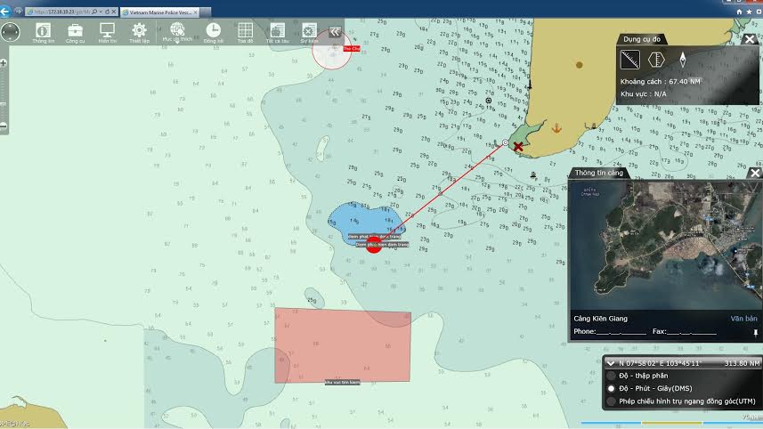 Đang xác định đốm trắng nghi là của máy bay mất tích