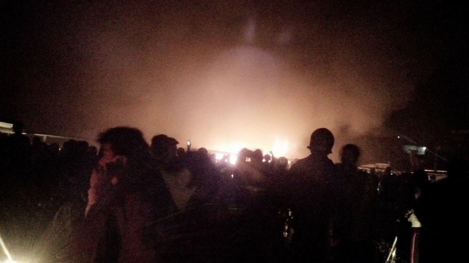 Cháy lớn ở chợ Phố Hiến, hàng hóa bị ngọn lửa thiêu rụi Cháy lớn ở chợ Phố Hiến, hàng hóa bị ngọn lửa thiêu rụi