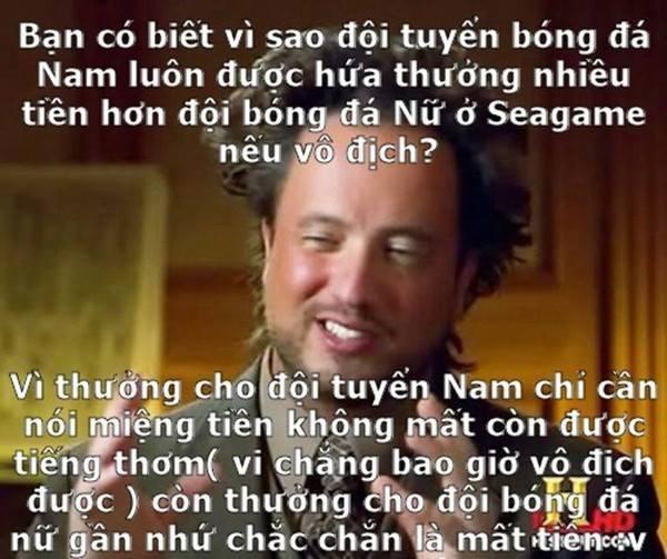 Cộng đồng mạng mê tít ảnh chế U23 Việt Nam muối mặt nhìn đàn chị đá bóng Cộng đồng mạng mê tít ảnh chế U23 Việt Nam muối mặt nhìn đàn chị đá bóng