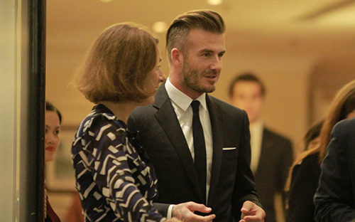Những hình ảnh đầu tiên của Beckham tại Việt Nam