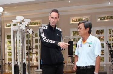 Công Phượng được HLV thể lực hướng dẫn