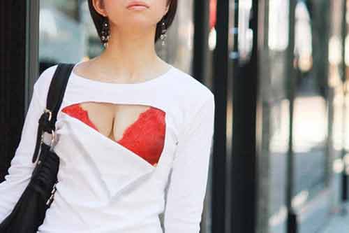 Thu hút ánh nhìn với áo phông “siêu vòng một”