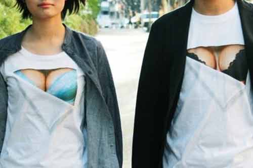 Thu hút ánh nhìn với áo phông “siêu vòng một”