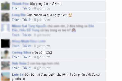 Cận cảnh màn trộm chiếc SH siêu nhanh ngay trước mặt 3 cô gái