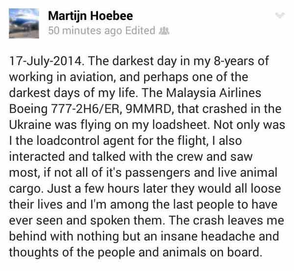 Cộng đồng mạng dậy sóng sau vụ máy bay MH17 gặp nạn