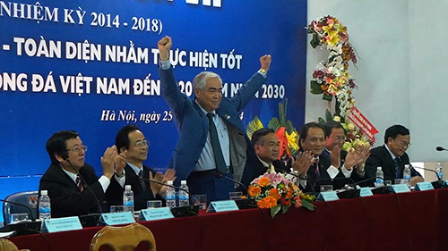 Clip: Ông Lê Hùng Dũng trúng cử chức Chủ tịch VFF Clip: Ông Lê Hùng Dũng trúng cử chức Chủ tịch VFF